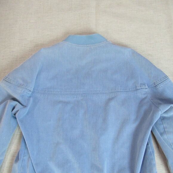 Vintage Outerwear From Sears Jacket Mens XL Blue Corduroy Bomber Rustic Grunge - Picture 8 of 11